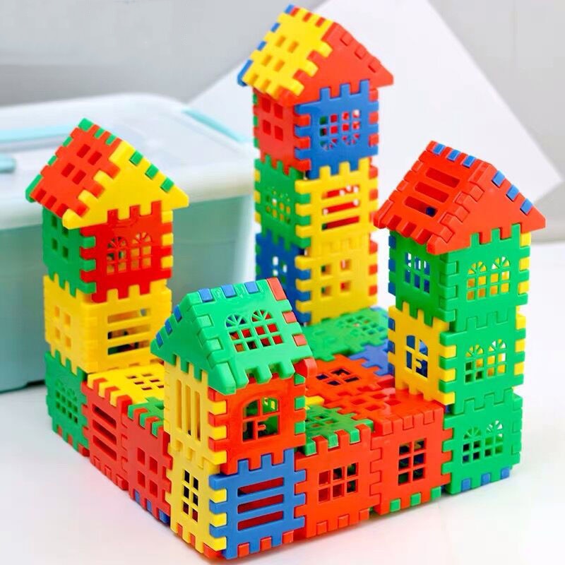 Blocos de Construção para Imaginação - Brinquedo Educativo para Desenvolvimento Criativo Infantil