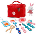 Kit Médico ou Dentista Infantil de Madeira