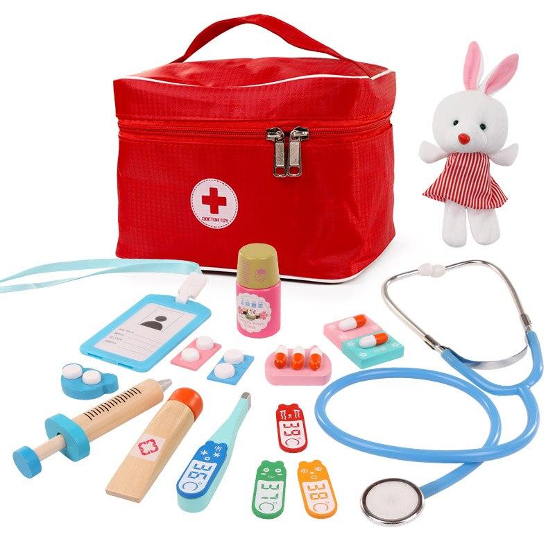 Kit Médico ou Dentista Infantil de Madeira